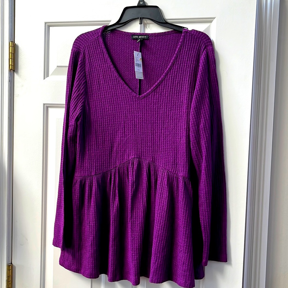 NWT pullover swing top with empire waist